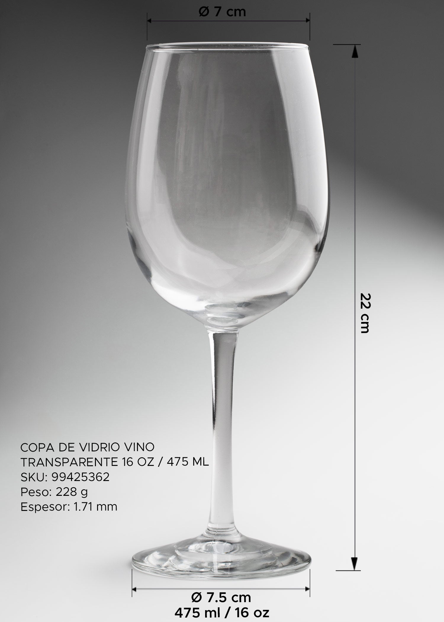 precio copa para vino maha