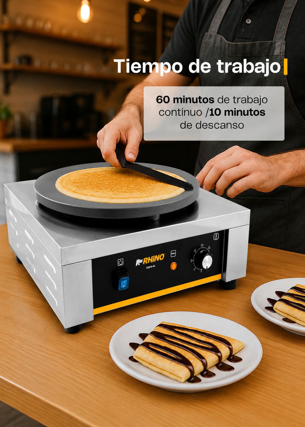 compra crepera profesional rhino en maha
