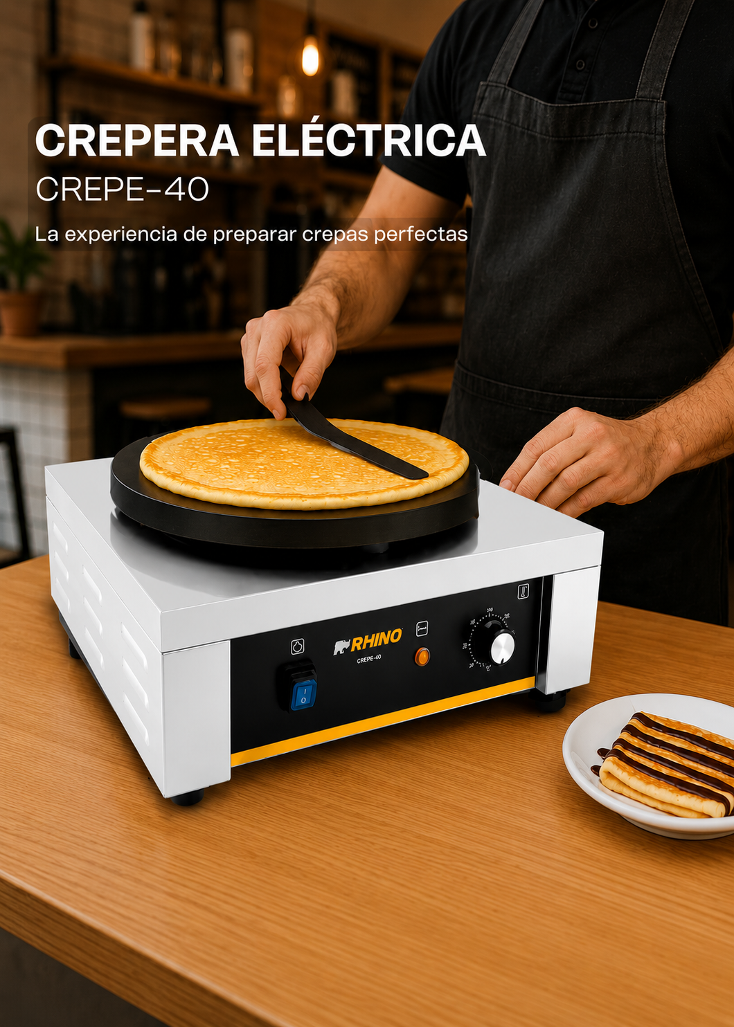 compra crepera profesional rhino en maha
