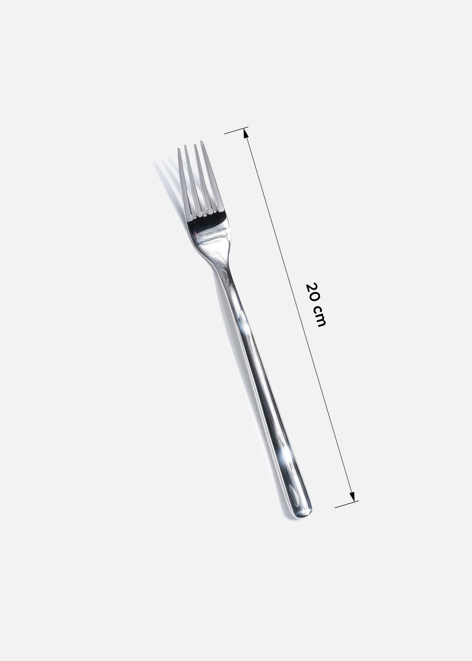 Cubiertos de acero inoxidable plata Lux