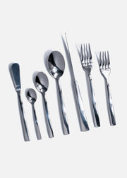 Cubiertos de mesa plata brillante Olimpo