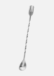 Cuchara de bar con tenedor de acero inoxidable 32 cm