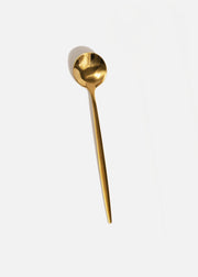 Cuchara premium cafetera de acero inoxidable dorado para restaurantes hoteles y montajes elegantesAura Santorini 15 cm — imagen de producto