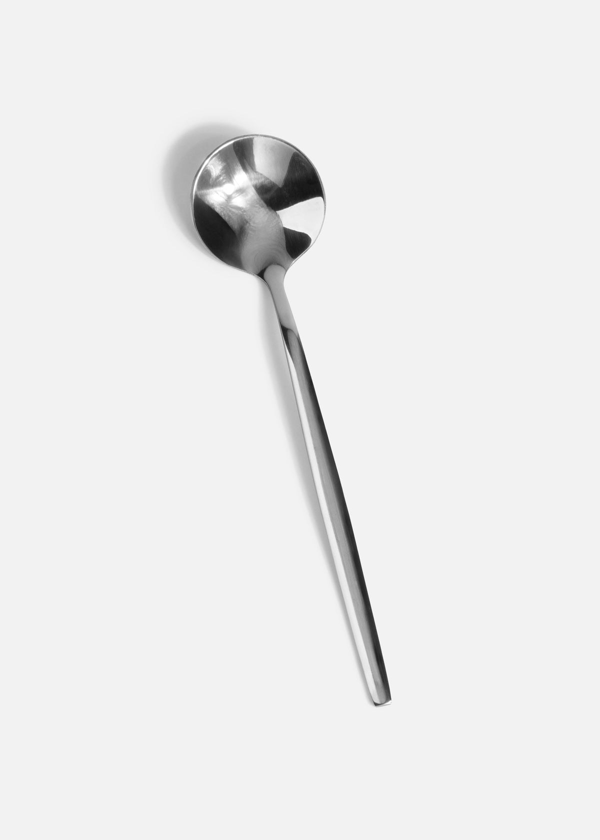 Cuchara para postre de acero inoxidable plata Atenas 13.5 cm