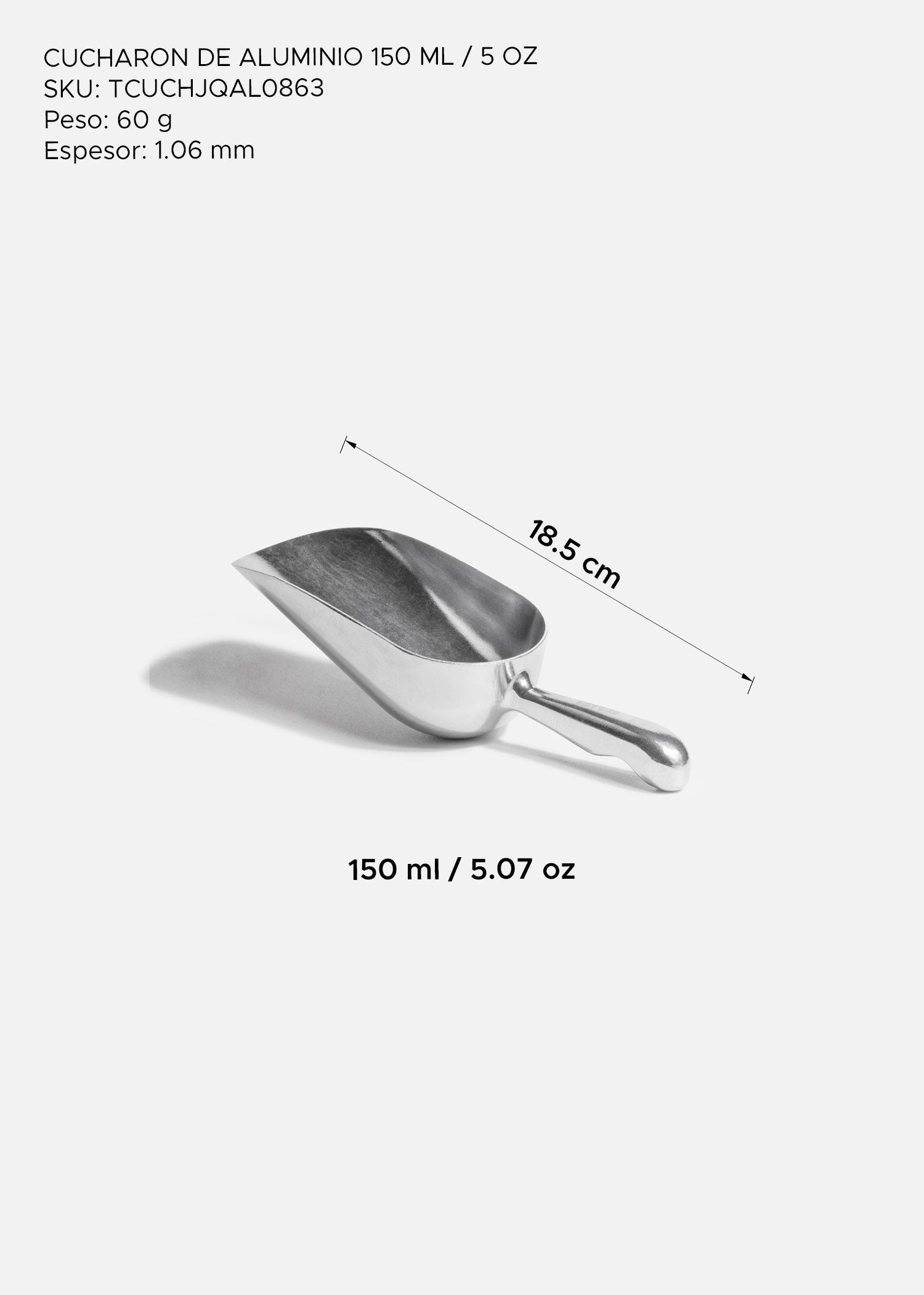 precio pala de aluminio maha