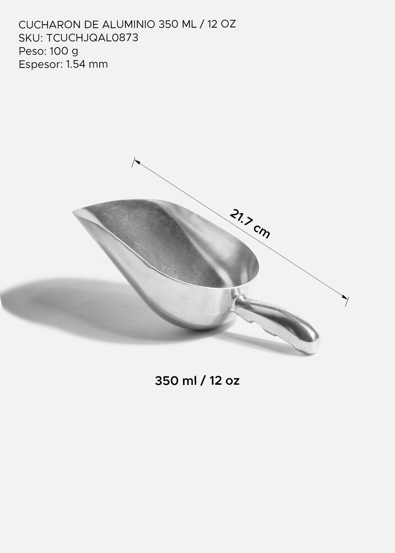 precio pala de aluminio maha