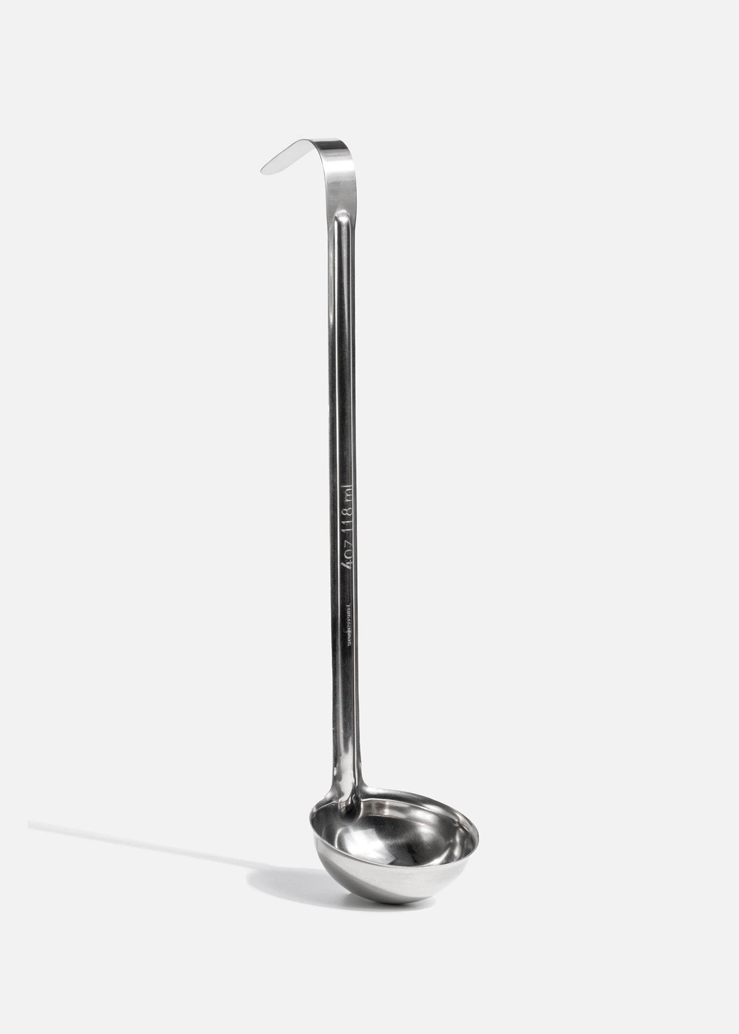 Cucharones de acero inoxidable plata Essential 2, 4, 6, 8, 12 oz