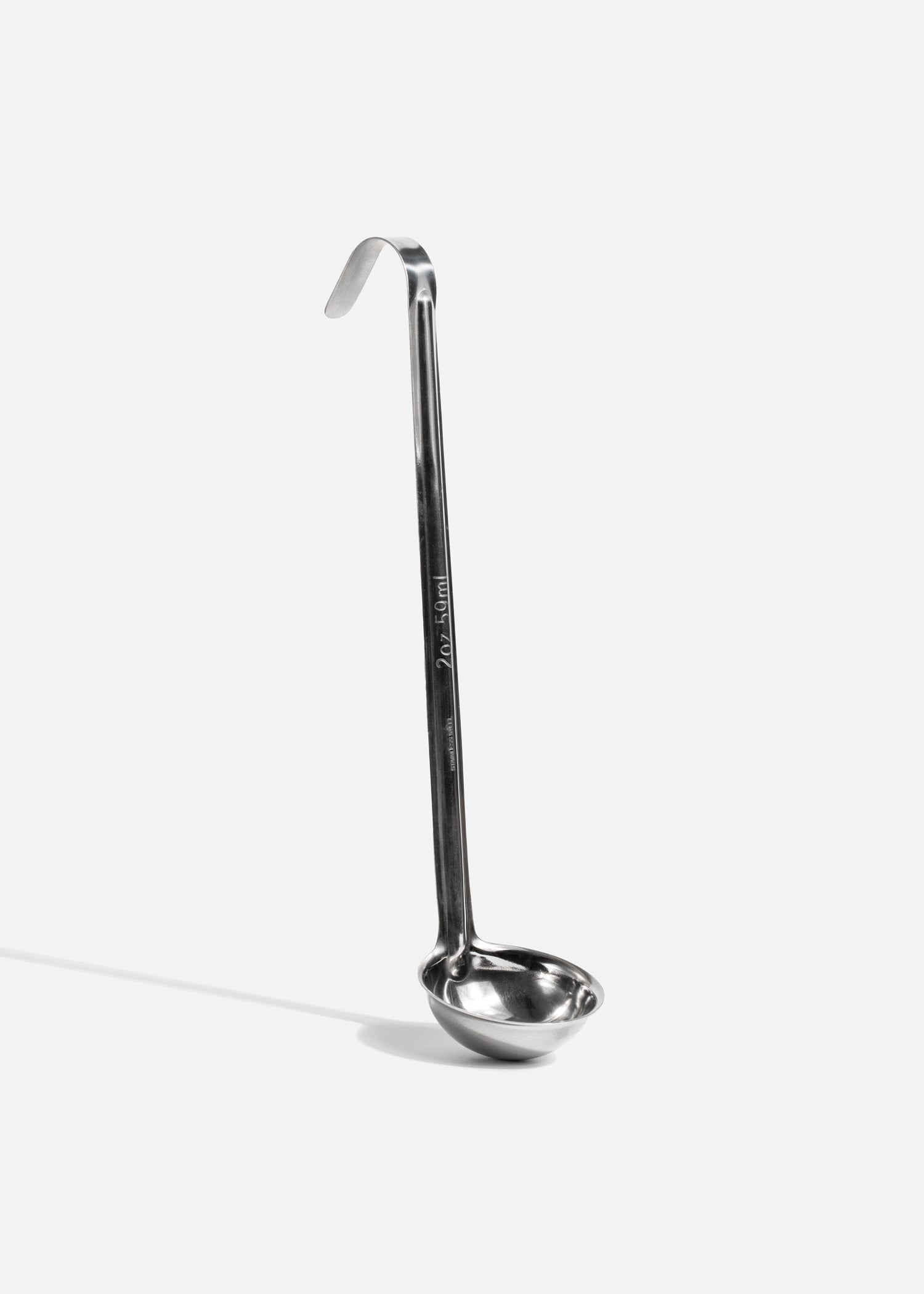 Cucharones de acero inoxidable plata Essential 2, 4, 6, 8, 12 oz