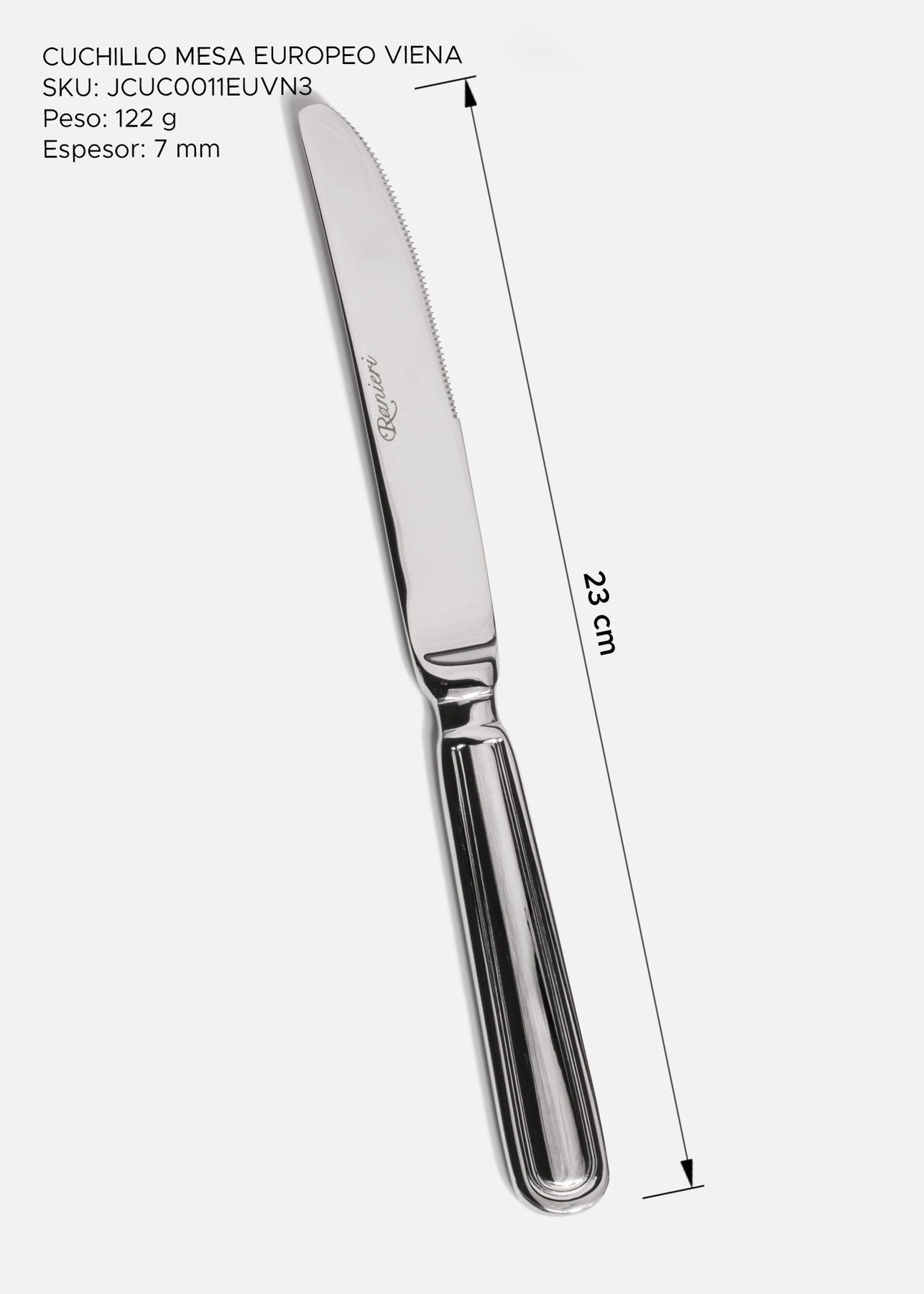 precio cuchillo de mesa maha