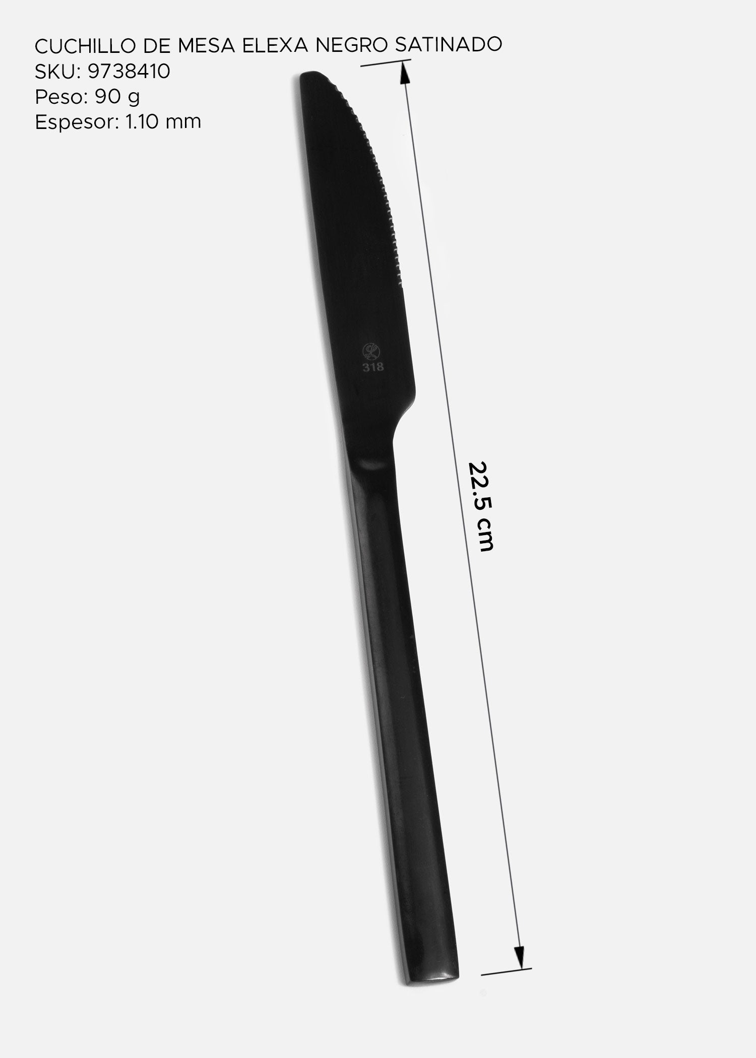 precio cuchillo de mesa maha
