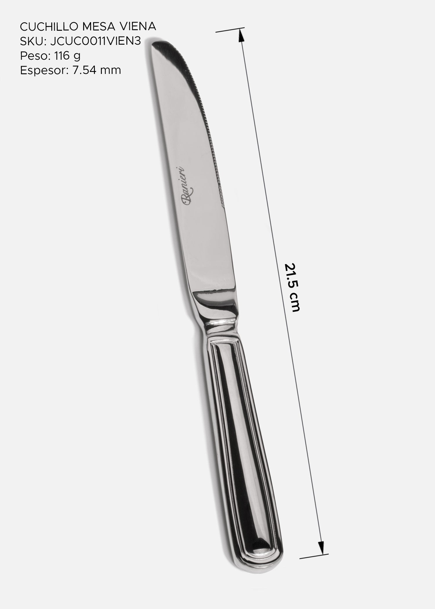 precio cuchillo de mesa maha