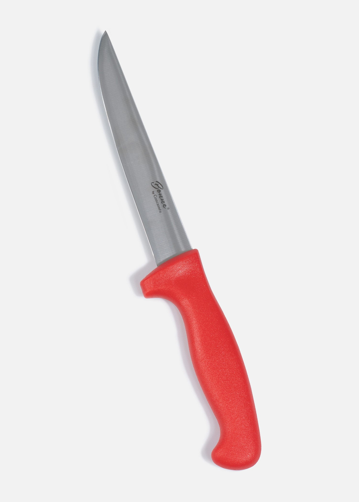 Cuchillo para deshuesar recto profesional de acero inoxidable con mango antideslizante rojo, verde, blanco, negro, amarillo y azul  6". Premium