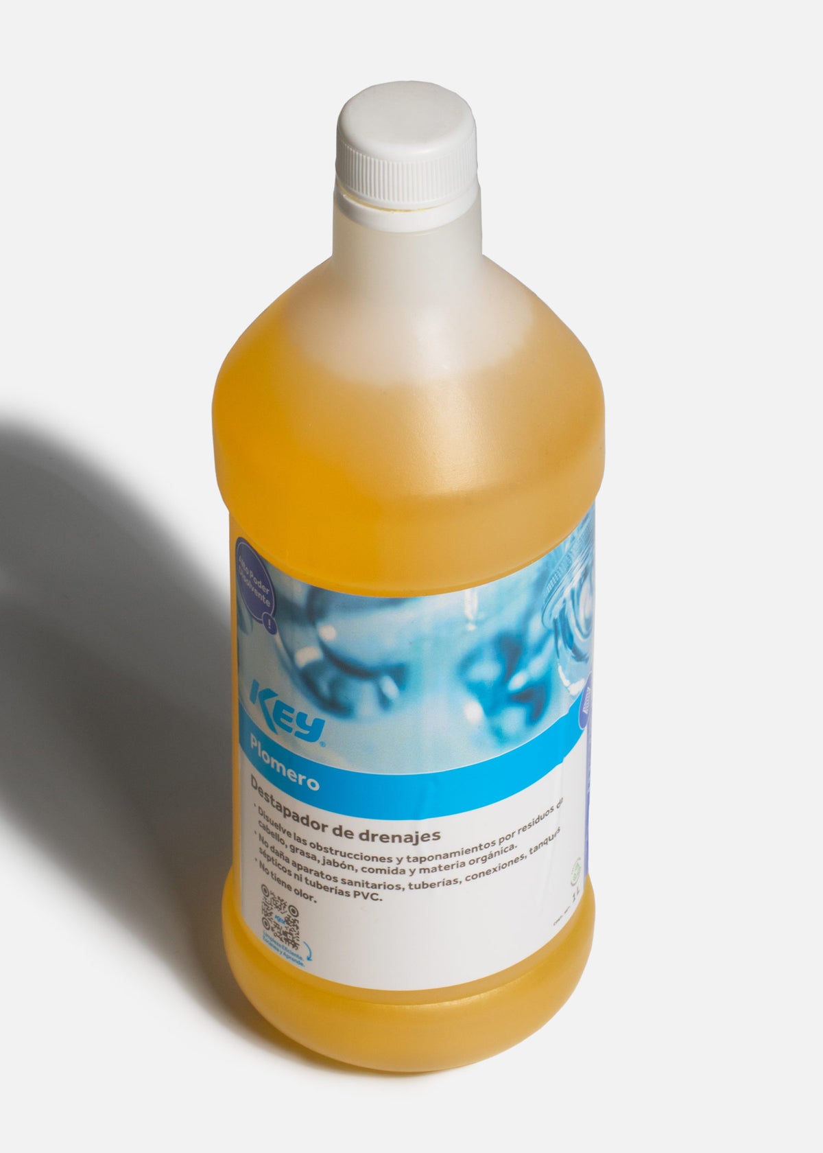 Destapador de drenaje para grasa cabello y obstrucciones en tuberías, destapacaños Plomero 1 L — imagen de producto