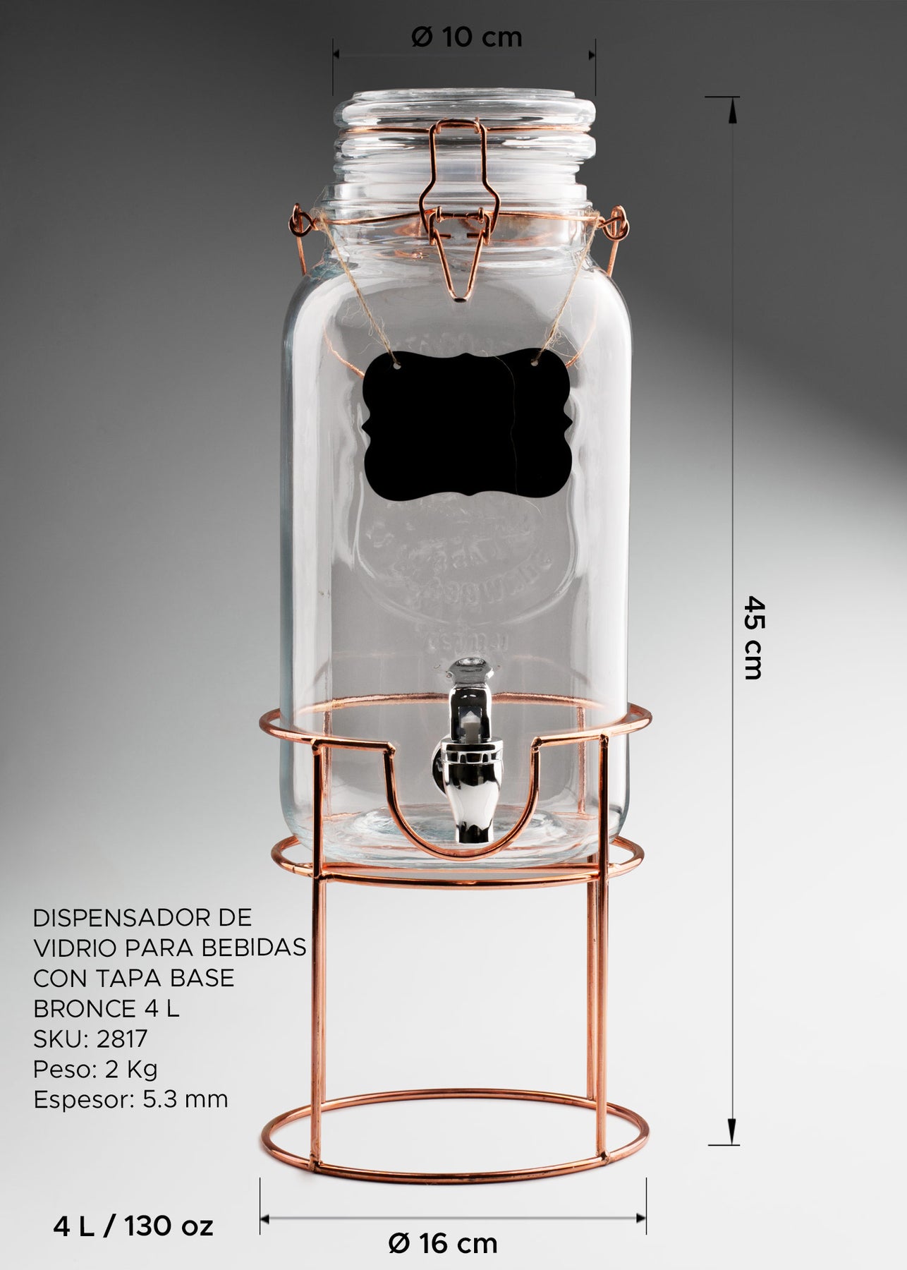 precio dispensador de vidrio maha