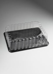 Domo y base para pastel de pet rectangular Reflex 48x35x13 cm