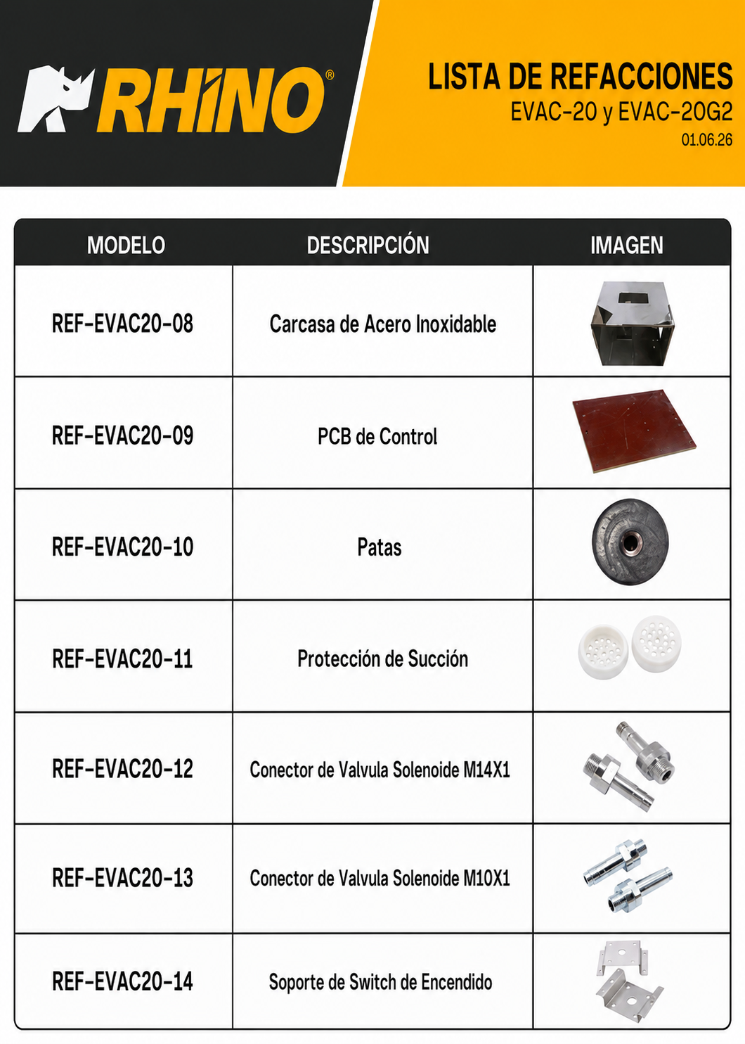 compa selladora al vacio rhino de venta solo en maha