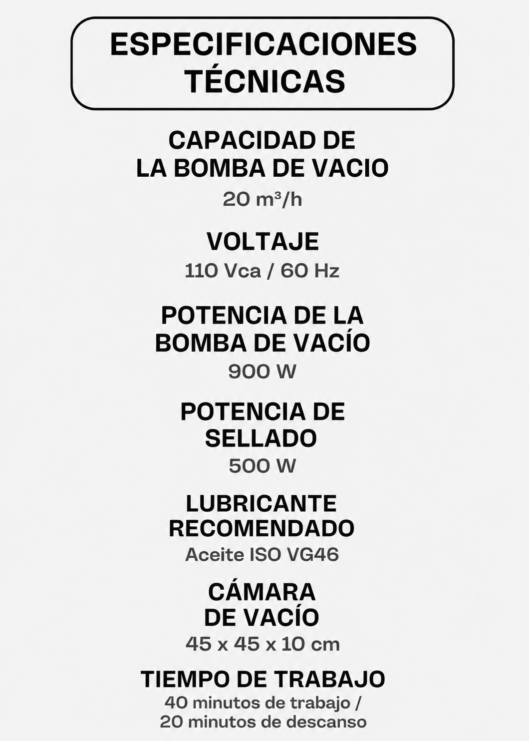 compra selladora al vacio rhino de venta solo en maha