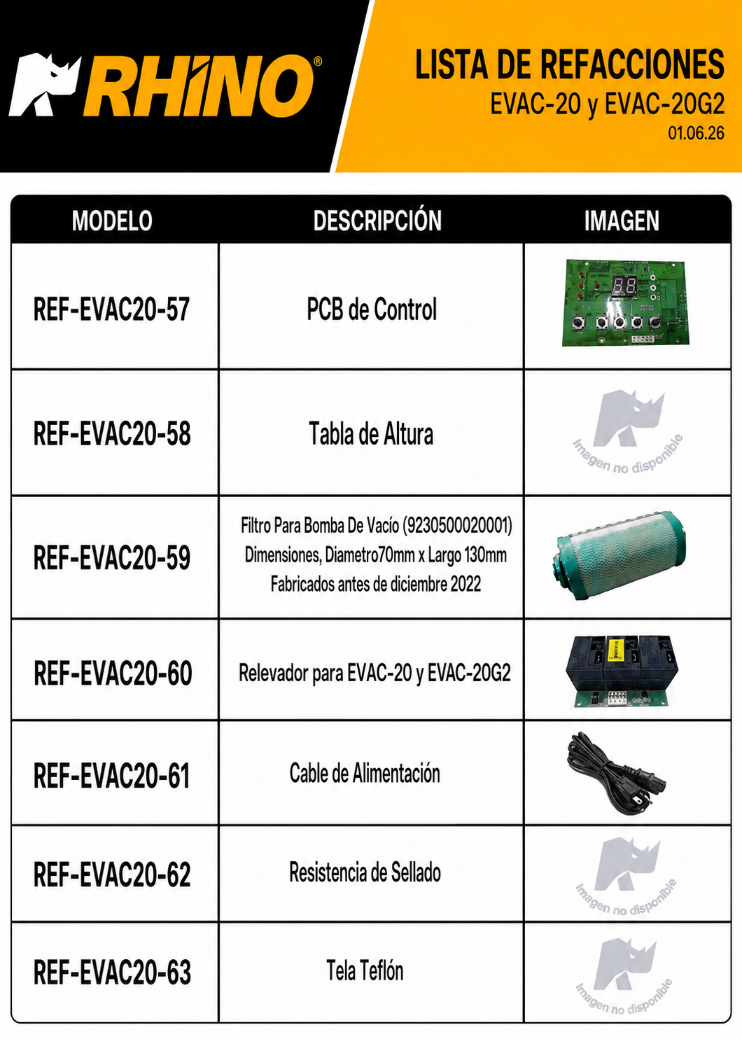 compra selladora al vacio rhino de venta solo en maha