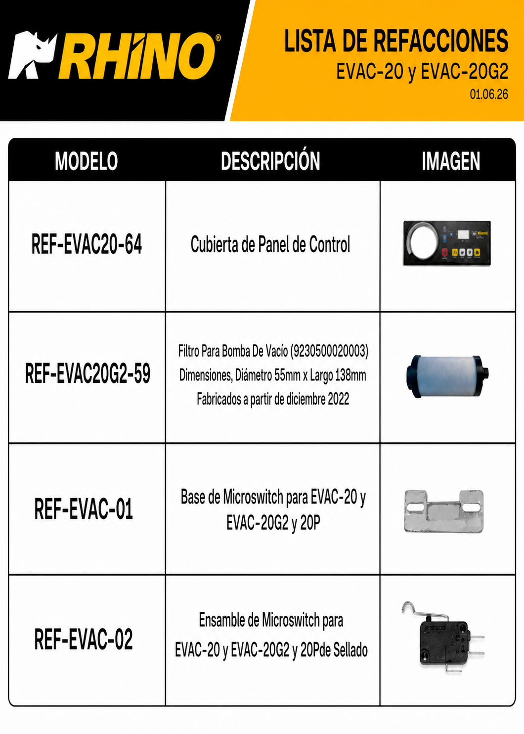 compra selladora al vacio rhino de venta solo en maha