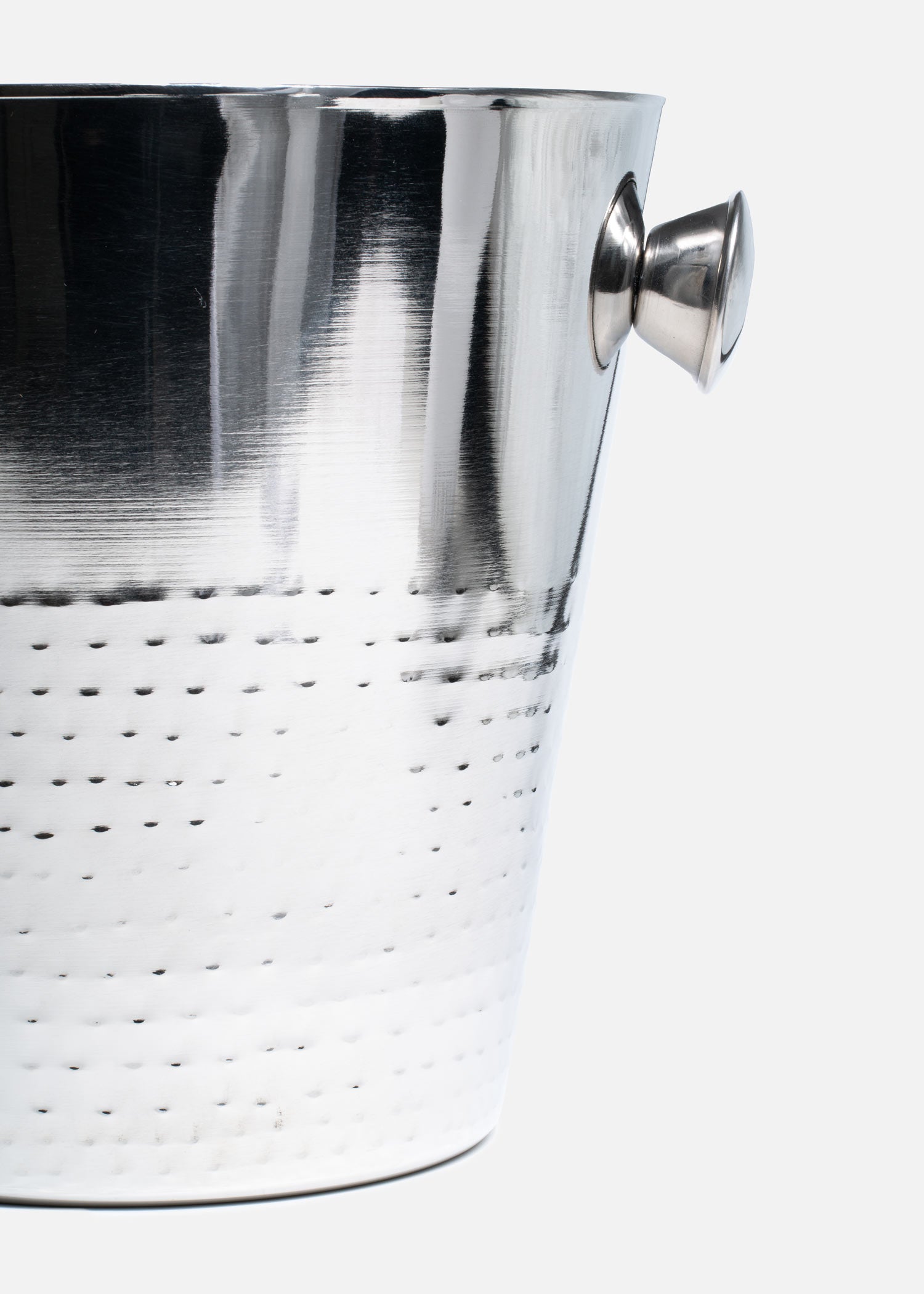 Enfriador para botella de acero inoxidable plata 23x23x23 cm