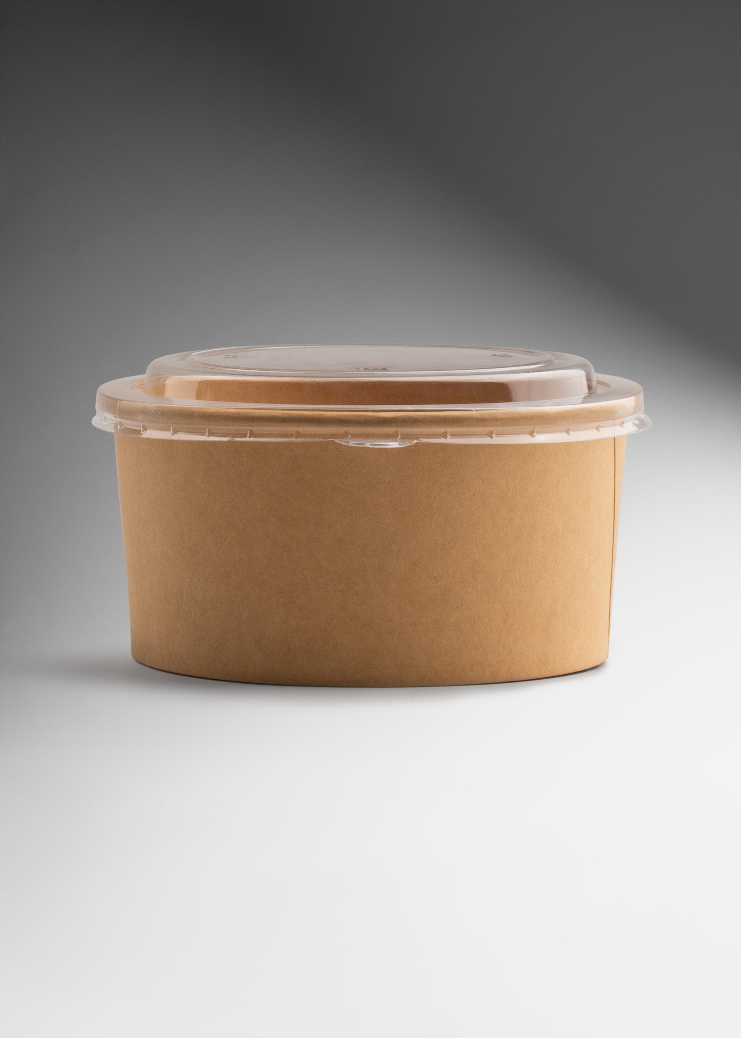 Bowl desechable de papel kraft para alimentos