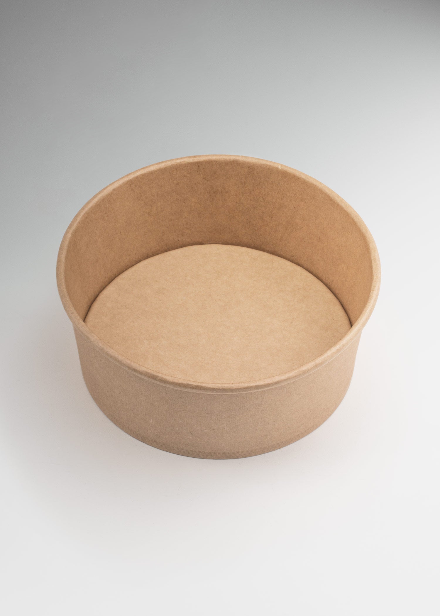 Ensaladera de papel kraft café 750 ml / 25 oz