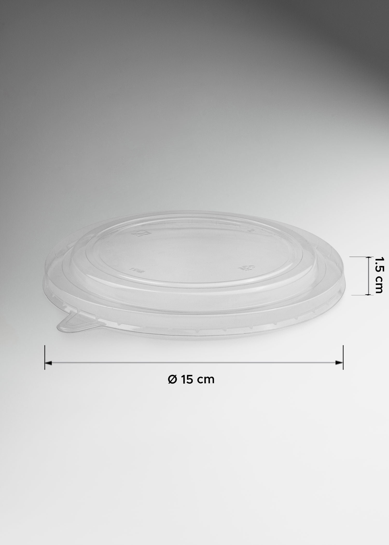 Ensaladera de papel kraft café 750 ml / 25 oz