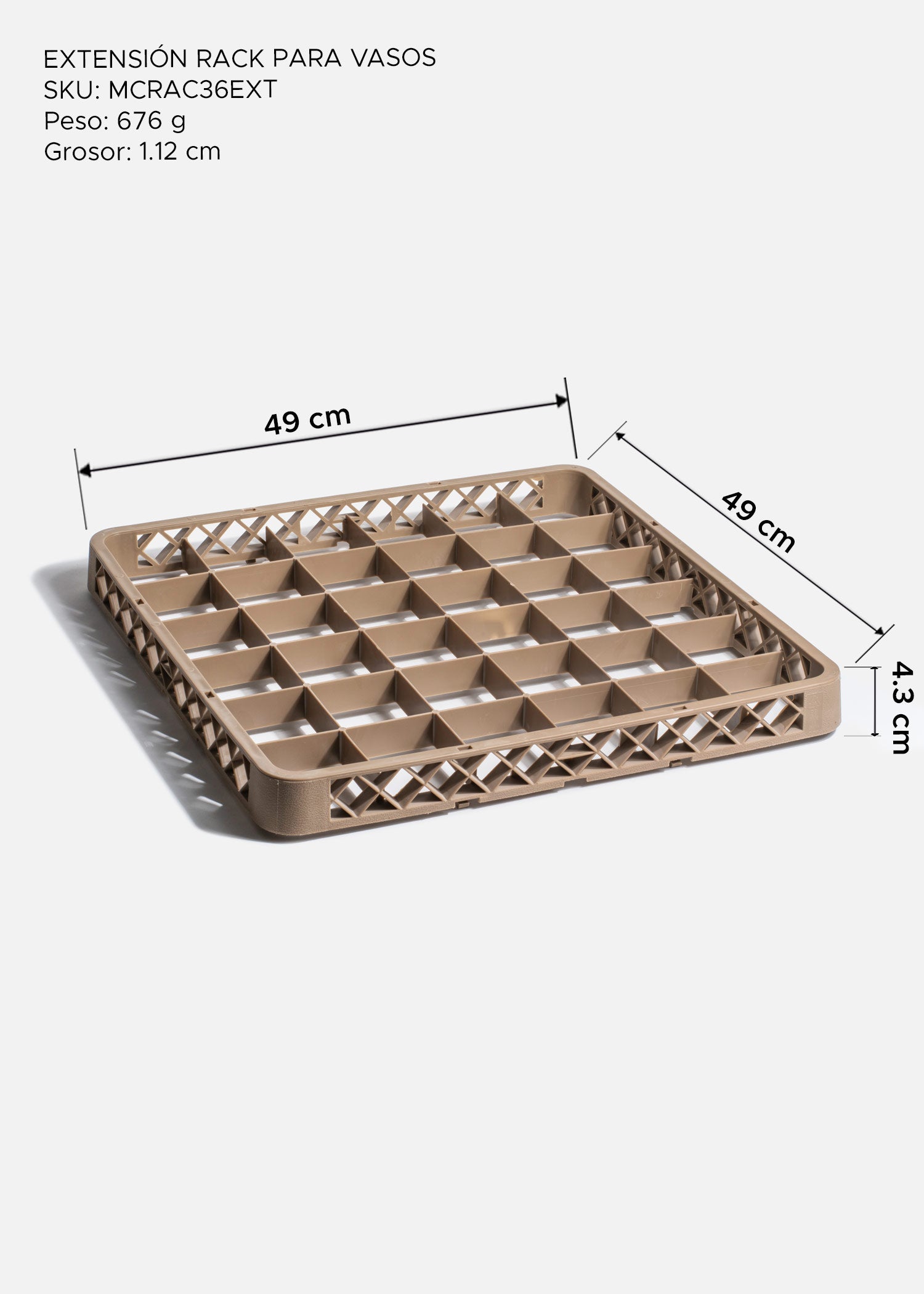 precio extension para rack maha 