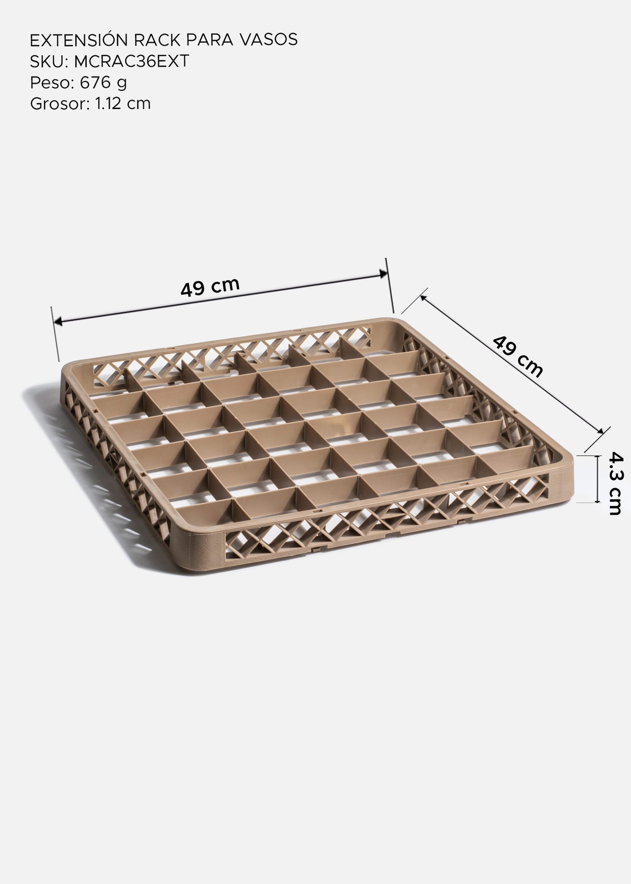 precio extension para rack maha 