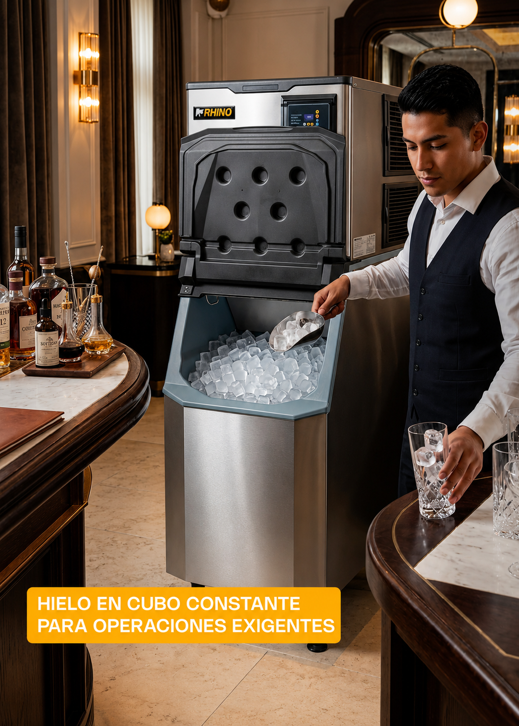 compra fabrica de hielo industrial rhino en maha