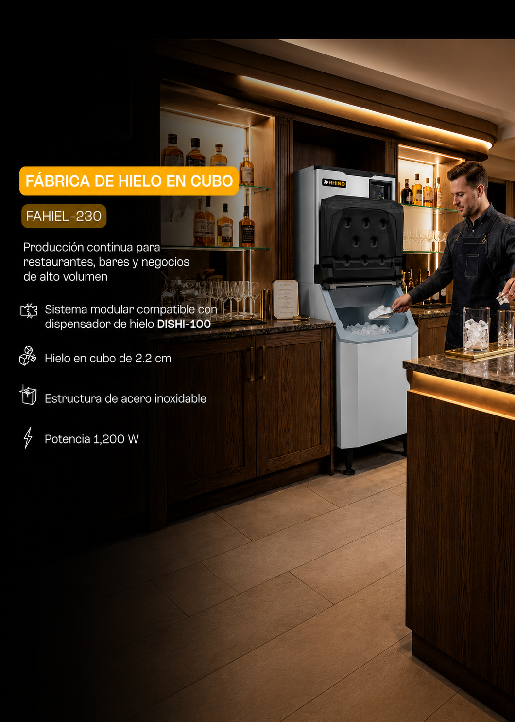 compra fabrica de hielo industrial rhino en maha