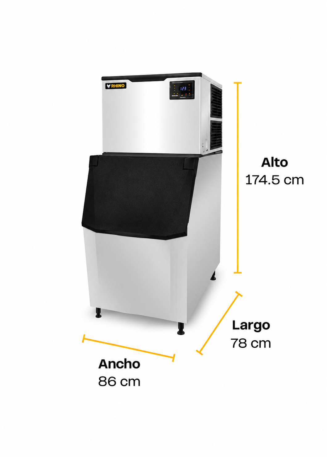 compra fabrica de hielo industrial rhino en maha