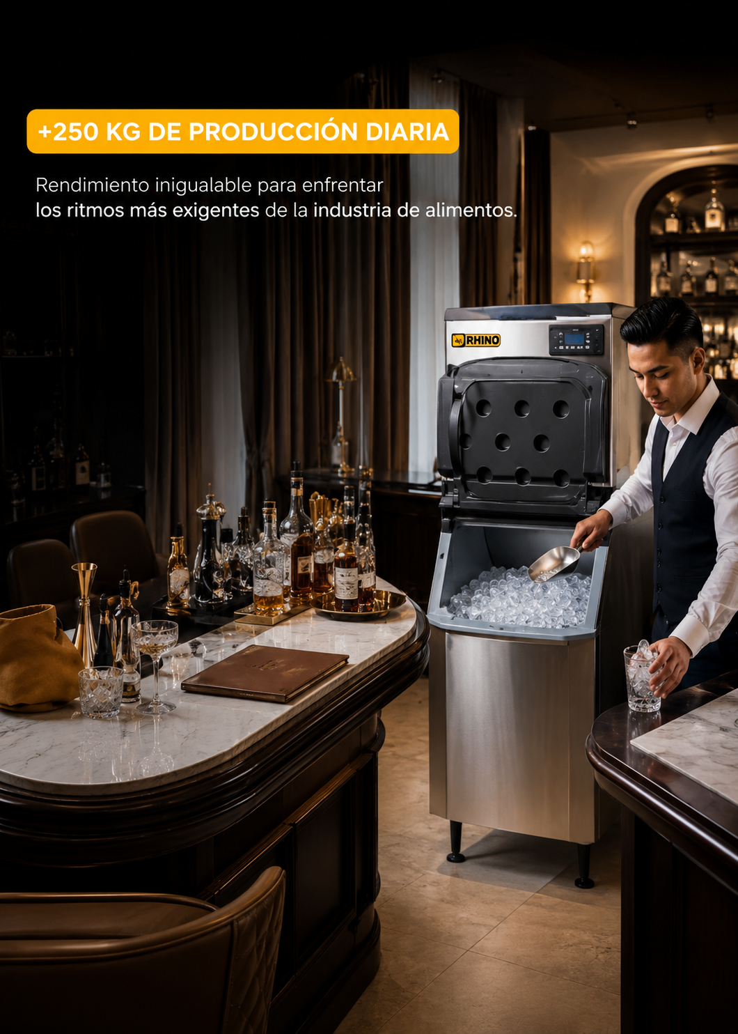 compra fabrica de hielo industrial rhino en maha