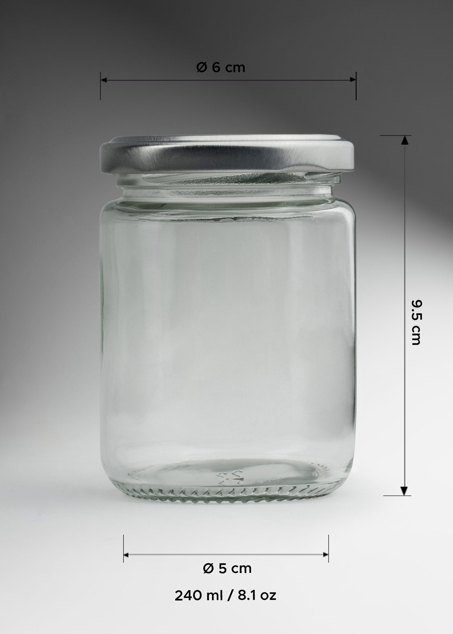 encuentra frasco de vidrio maha