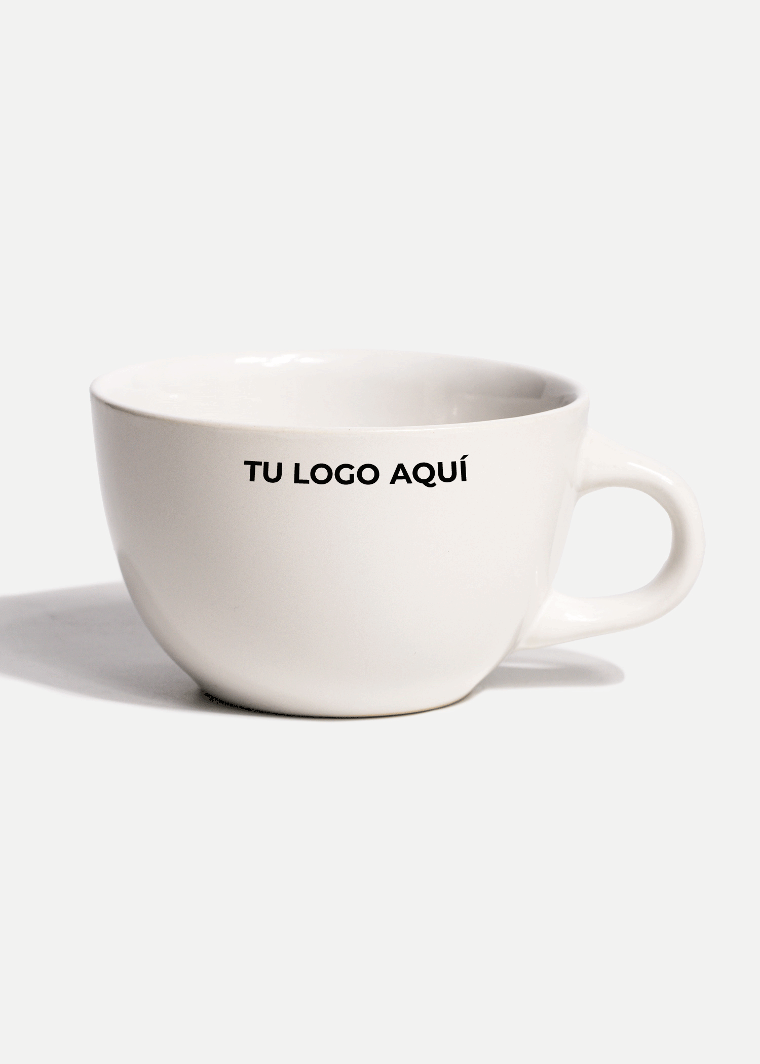 Platos de porcelana blanco Glacial + personalizado con logo doble