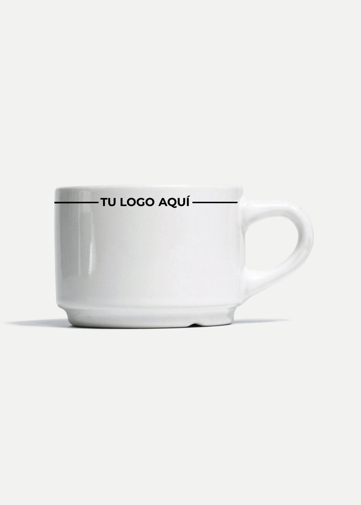 Platos de porcelana blanco Glacial + personalizado con logo doble