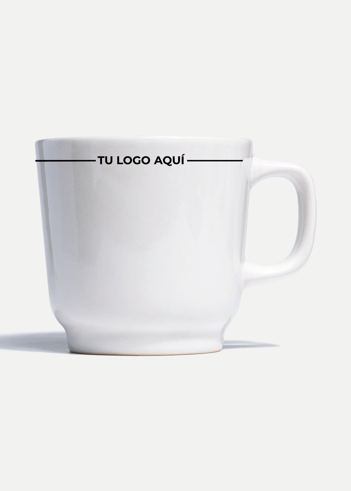 Platos de porcelana blanco Glacial + personalizado con logo doble