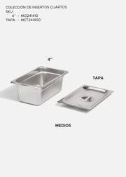 compra inserto de acero inoxidable maha