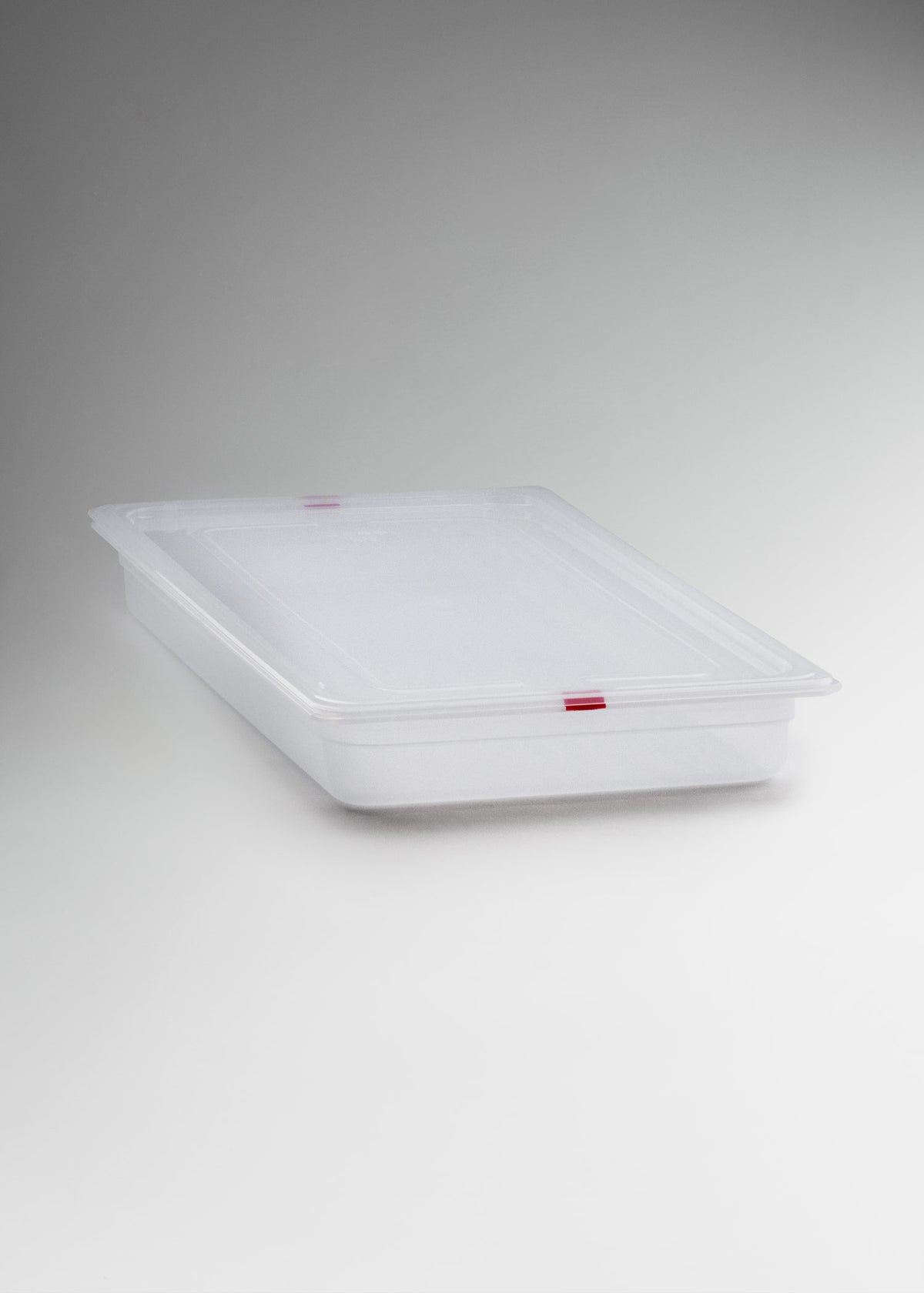 Inserto entero de polipropileno transparente de 2.5 pulgadas para alimentos