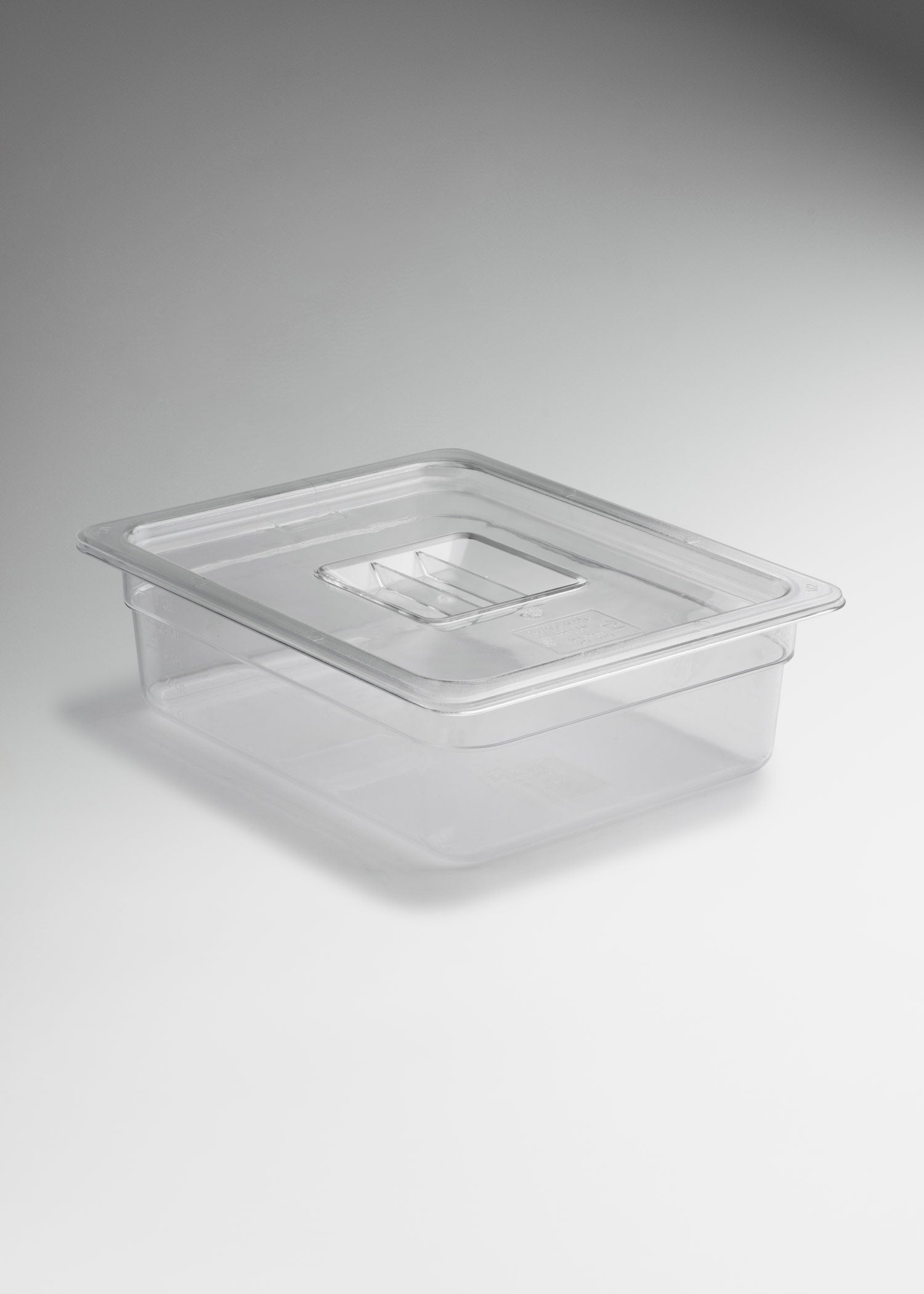 Inserto medio de policarbonato trasparente NSF profundidad 2.3", 4", 6" y 8"