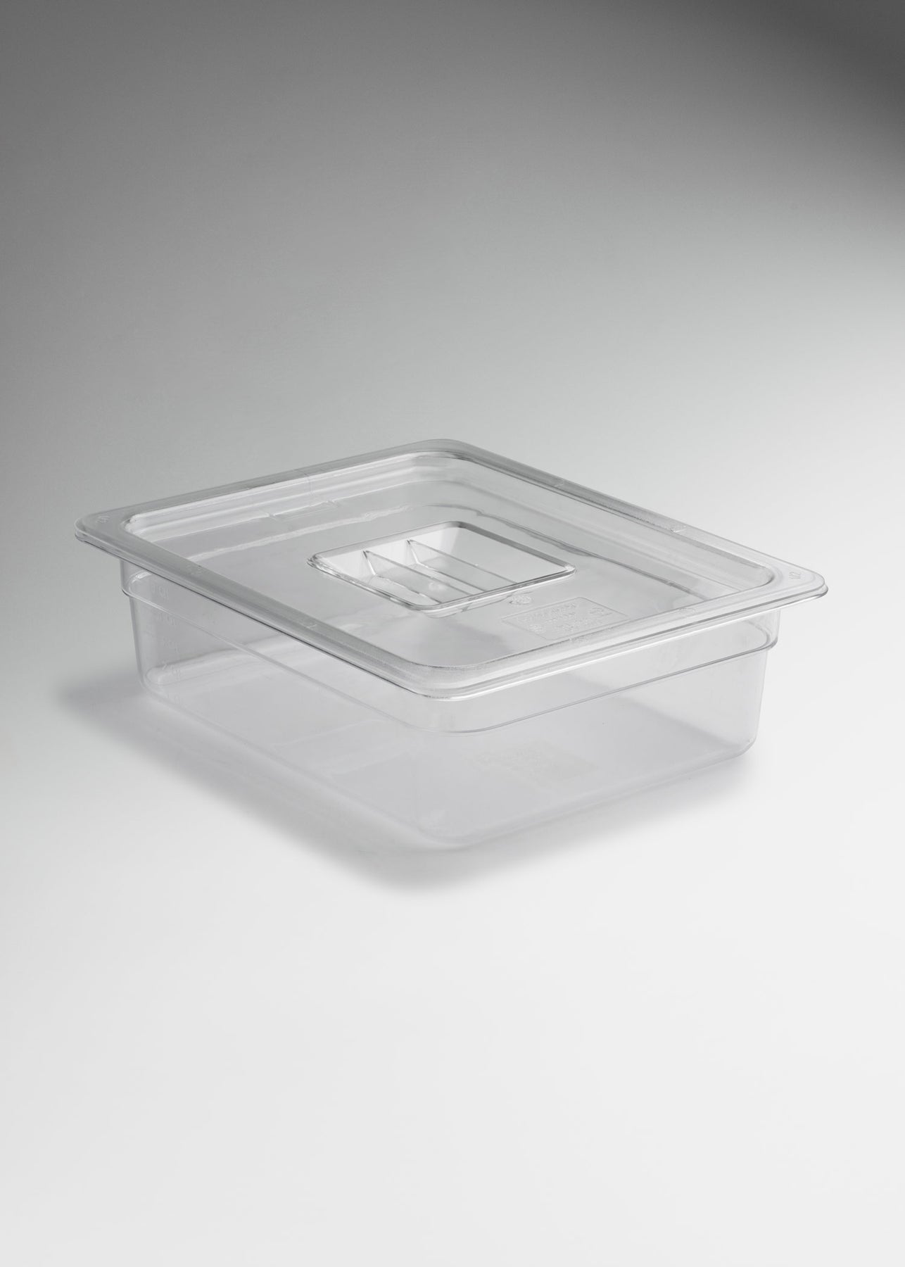 Inserto medio de policarbonato trasparente NSF profundidad 2.3", 4", 6" y 8"