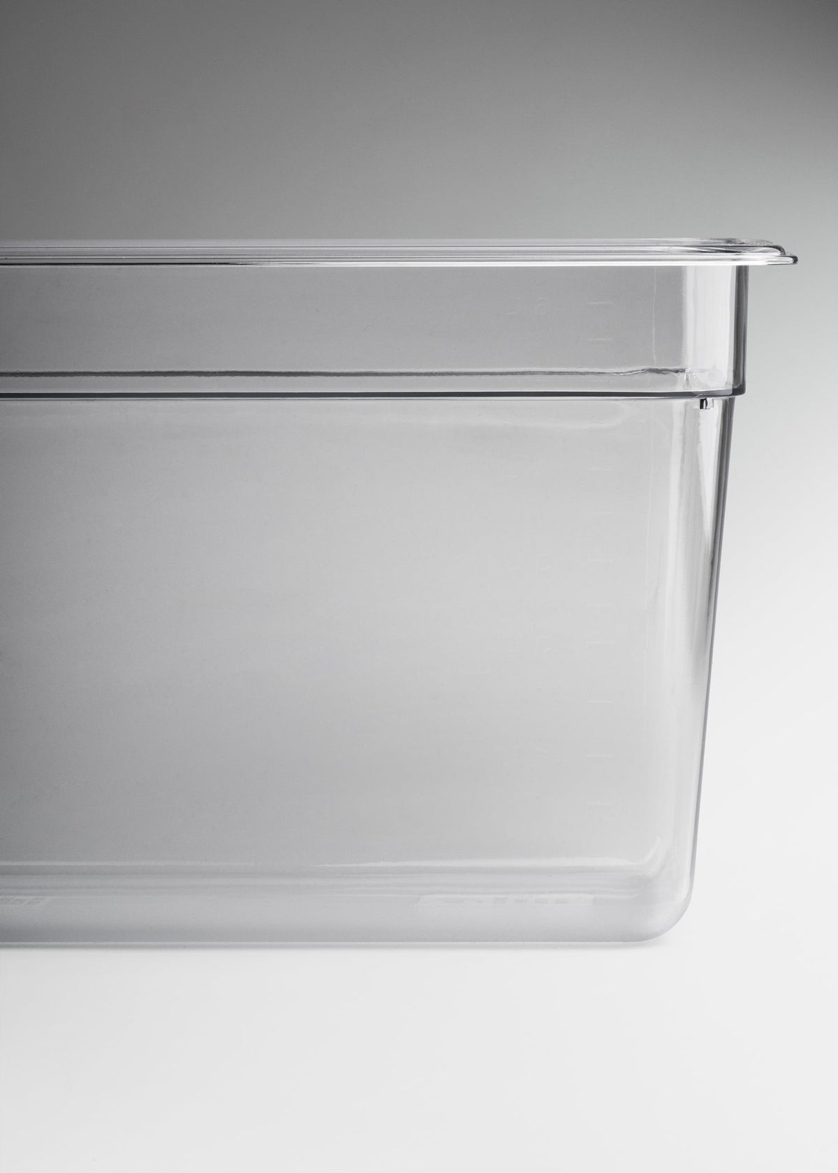 Inserto tercio de policarbonato trasparente NSF 2.3", 4", 6" y 8" — imagen de producto