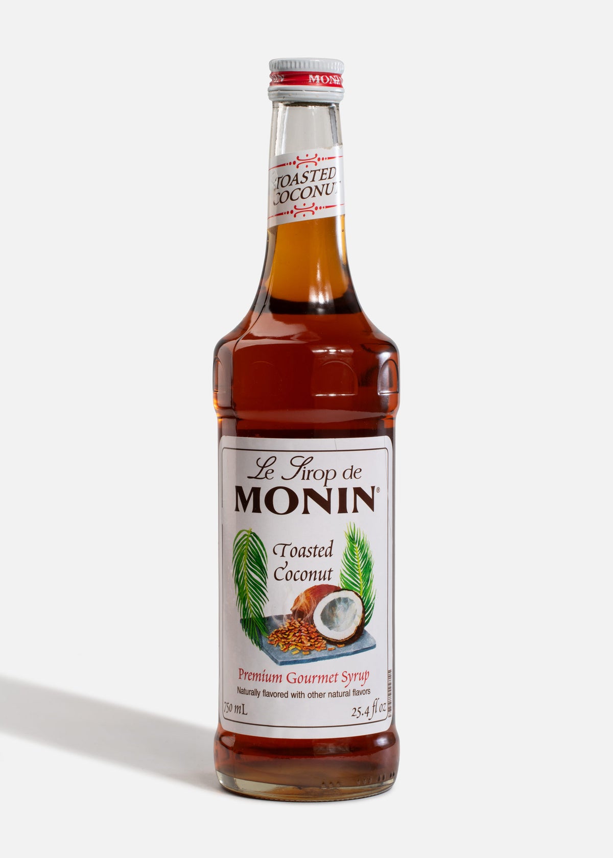 Jarabe Monin de coco tostado de 750 ml — fotografía de producto, vista 1