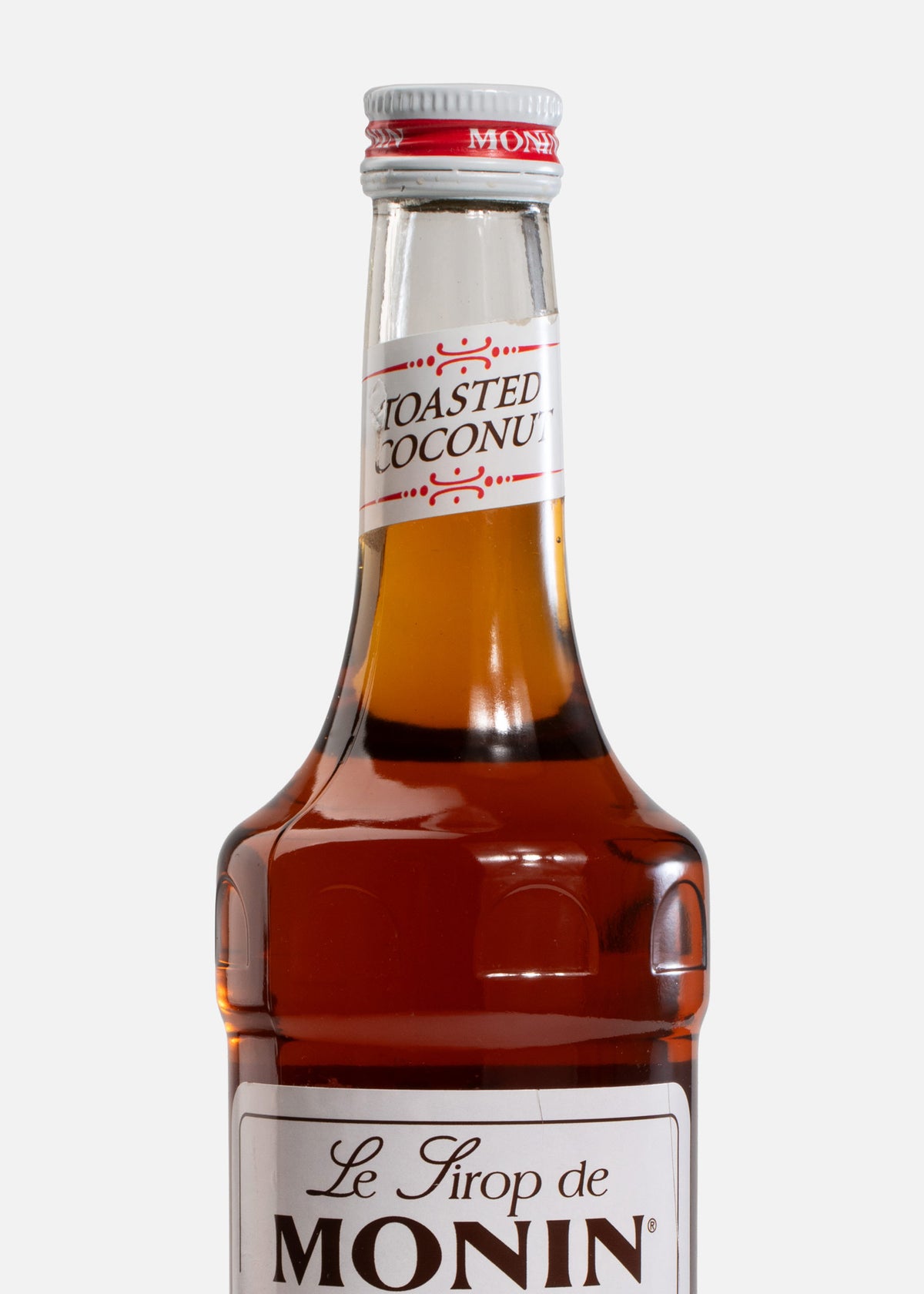 Jarabe Monin de coco tostado de 750 ml — fotografía de producto, vista 2