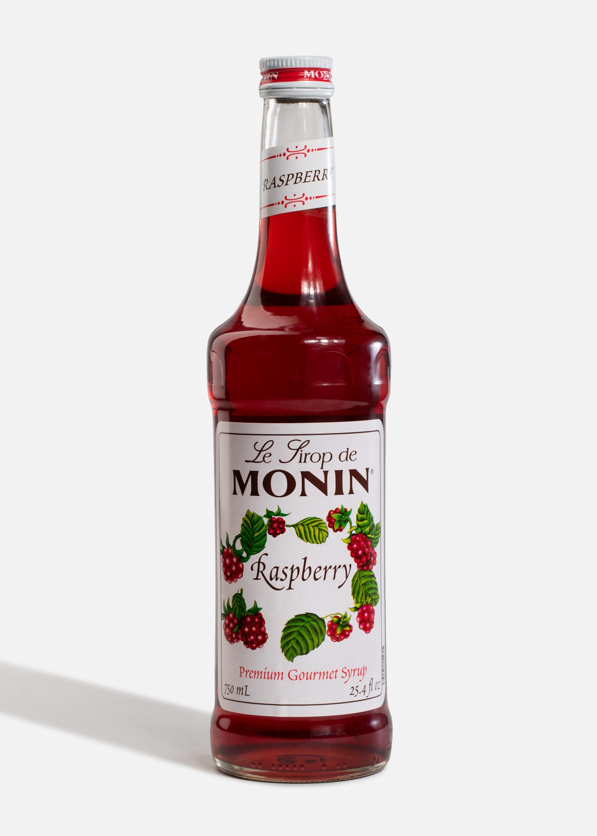 Jarabe Monin de frambuesa de 750 ml — fotografía de producto, vista 1