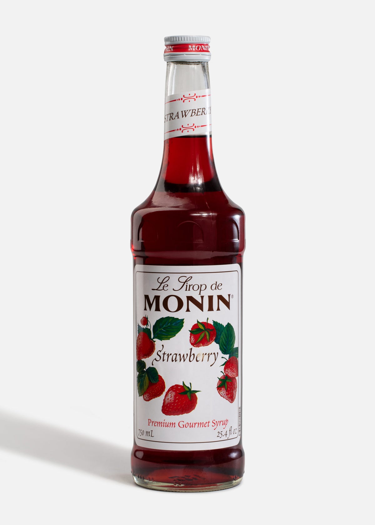 Jarabe Monin de fresa de 750 ml — fotografía de producto, vista 1