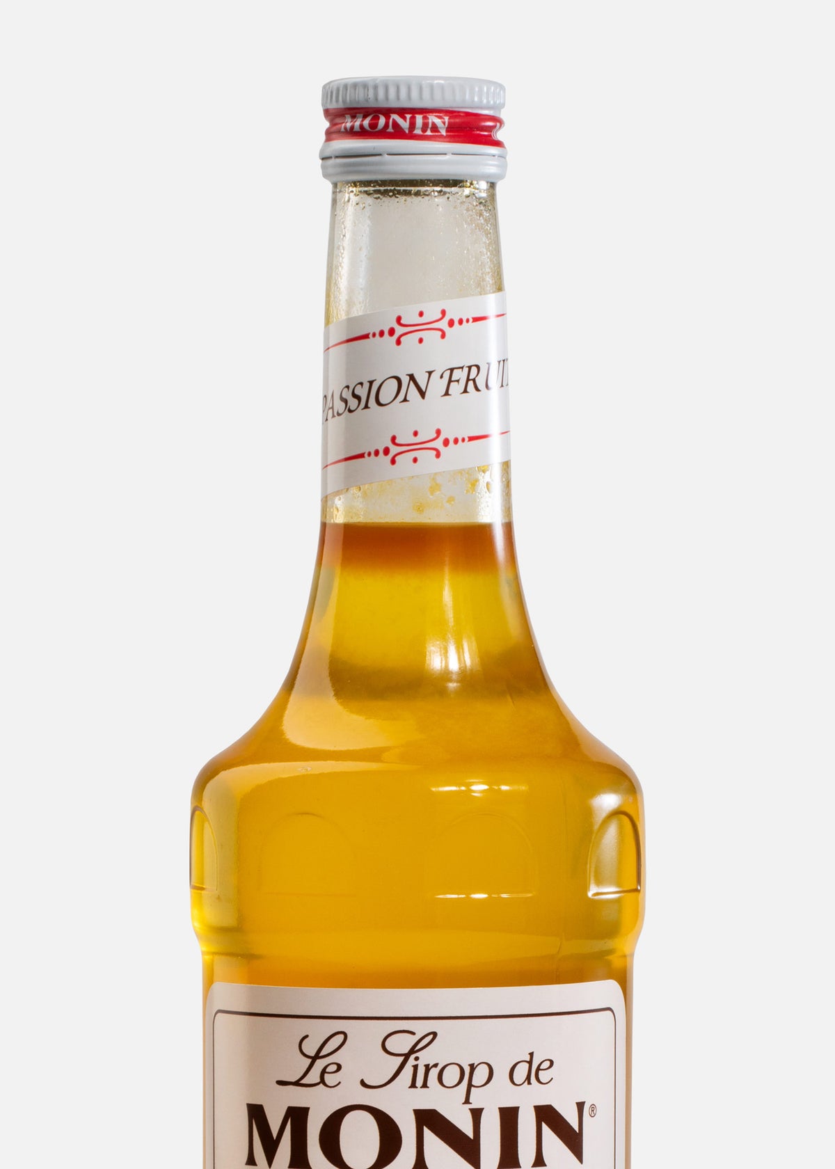 Jarabe Monin de maracuyá de 750 ml — fotografía de producto, vista 1