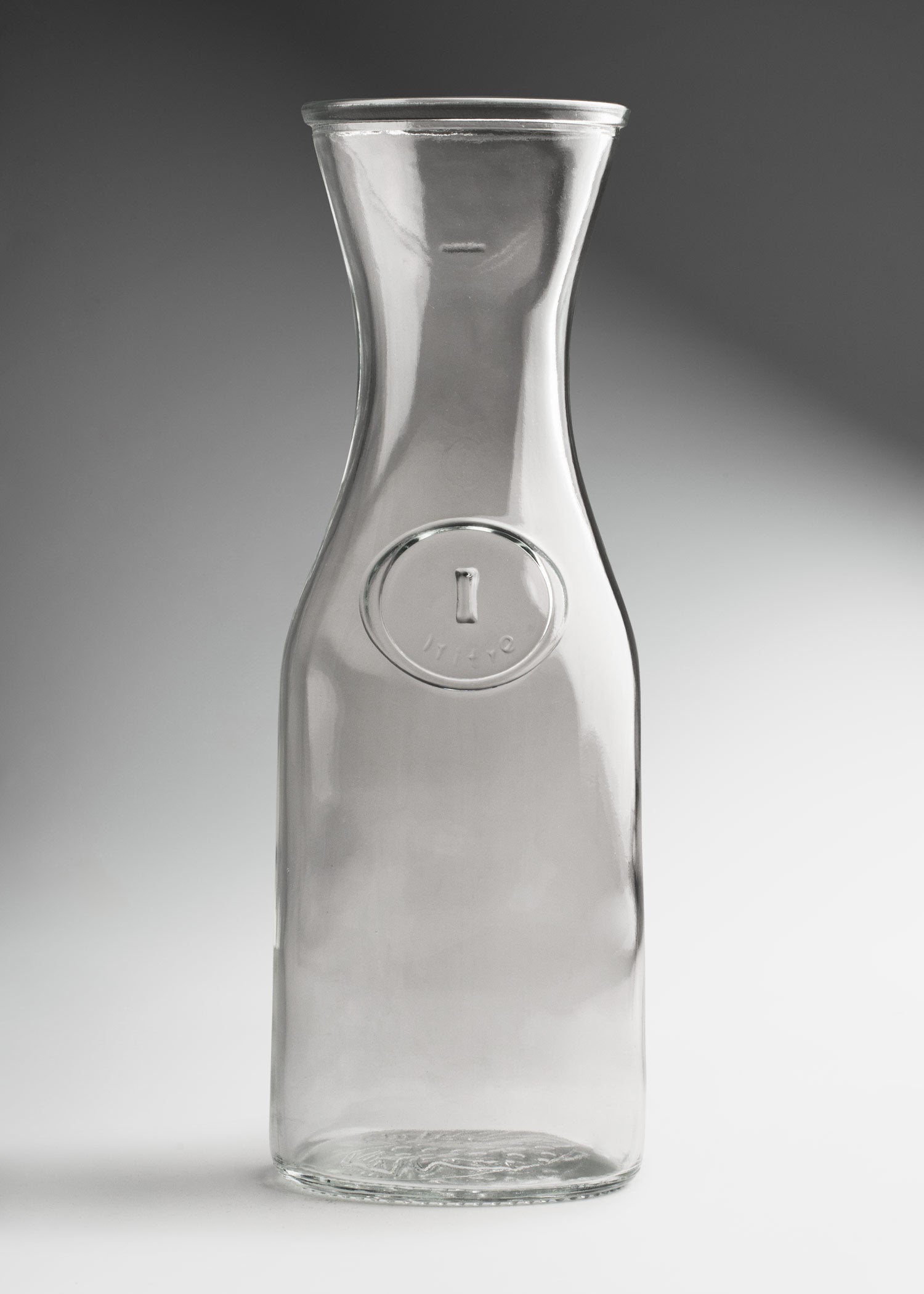 Jarra para vino de vidrio transparente 1 L