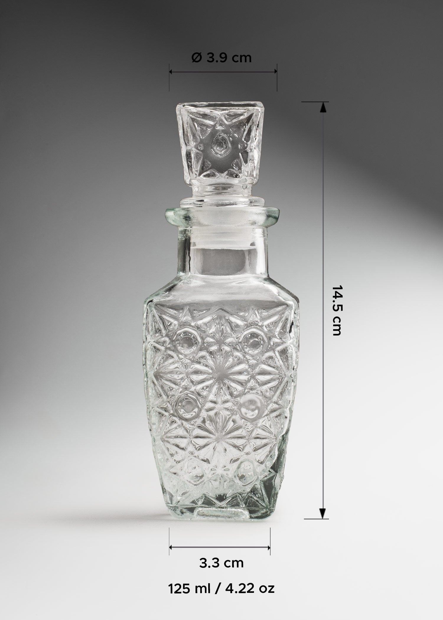 compra licorera de vidrio maha