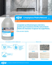 Limpia pisos profesional piedra natural, marmol y granito 4 L